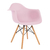 Cadeira Prizi Eames Com Braço E65 Rosa - comprar online