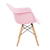Cadeira Prizi Eames Com Braço E65 Rosa na internet