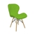 Cadeira Prizi Eames Acolchoada E45 Verde - comprar online