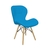 Cadeira Prizi Eames Acolchoada E45 Azul - comprar online
