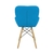 Cadeira Prizi Eames Acolchoada E45 Azul - Mania Virtual