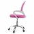 Cadeira de Escritório Joy com Base Cromada Prizi - Rosa na internet