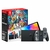 Console Nintendo Switch Oled Cinza com Jogo Super Smash Bros Ultimate - HBGSKACLA