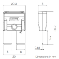 Fusible M8compact 30amp Verde Claro 30,2 x 20,3 x 8 - comprar online