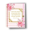 Caderno A5 Frases e Flores Santa Teresinha