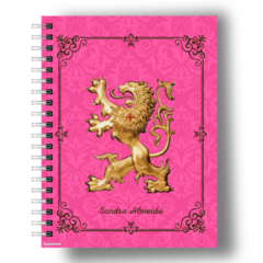 Planner Permanente Leão Rampante Rosa