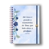 Caderno A5 Frases e Flores Santa Faustina