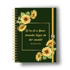 Caderno A5 Frases e Flores Santa Catarina Siena