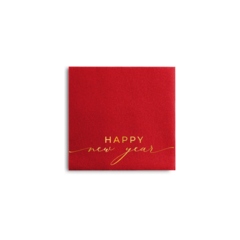 HAPPY NEW YEAR MINI COCKTAIL NAPKIN