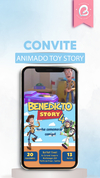 Convite Animado Toy Story - C.1685