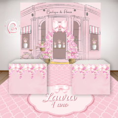 Kit Arte Digital Painel Boutique De Flores - C.1312