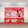 Kit Arte Digital para Painel Loja de Laços da Minnie - 1512