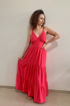 Vestido Longo Pipoca