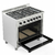 Cocina Semi-Industrial 5 Hornallas B90-T 90cm Barbacoa - comprar online