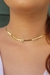 Choker Fita com Coração Cravejado