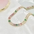 Choker Riviera Colorida Banhado a Ouro 18K