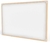 Quadro Branco moldura de madeira 60x40