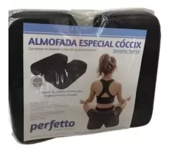 Almofada Protetor Coccix Cor Preta Genere Latex Perfetto - comprar online