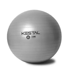 Bola de Pilates-Kestal 55CM/65CM/75CM Cores amarela/Cinza - comprar online