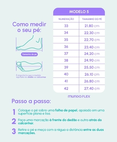 Sandália Vazada Anatômica para Esporão e Fascite Plantar Mundoflex - Jeans na internet