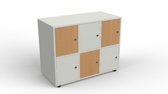 Lockers 6 puertas - tienda online