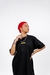 T-shirt Oversized Streetwear Basic Logo Preta - loja online