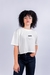 Cropped Oversized Streetwear Basic logo Offwhite