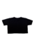 Cropped Oversized Streetwear Basic logo Preto - Dype