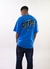 T-shirt Oversized Streetwear Life is Good azul - comprar online