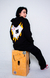 Moletom Cropped Oversized Streetwear Deck of Cards Preto - comprar online