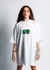 T-Shirt Oversized Streetwear Grafitti Branca