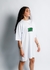 T-Shirt Oversized Streetwear Grafitti Branca - Dype