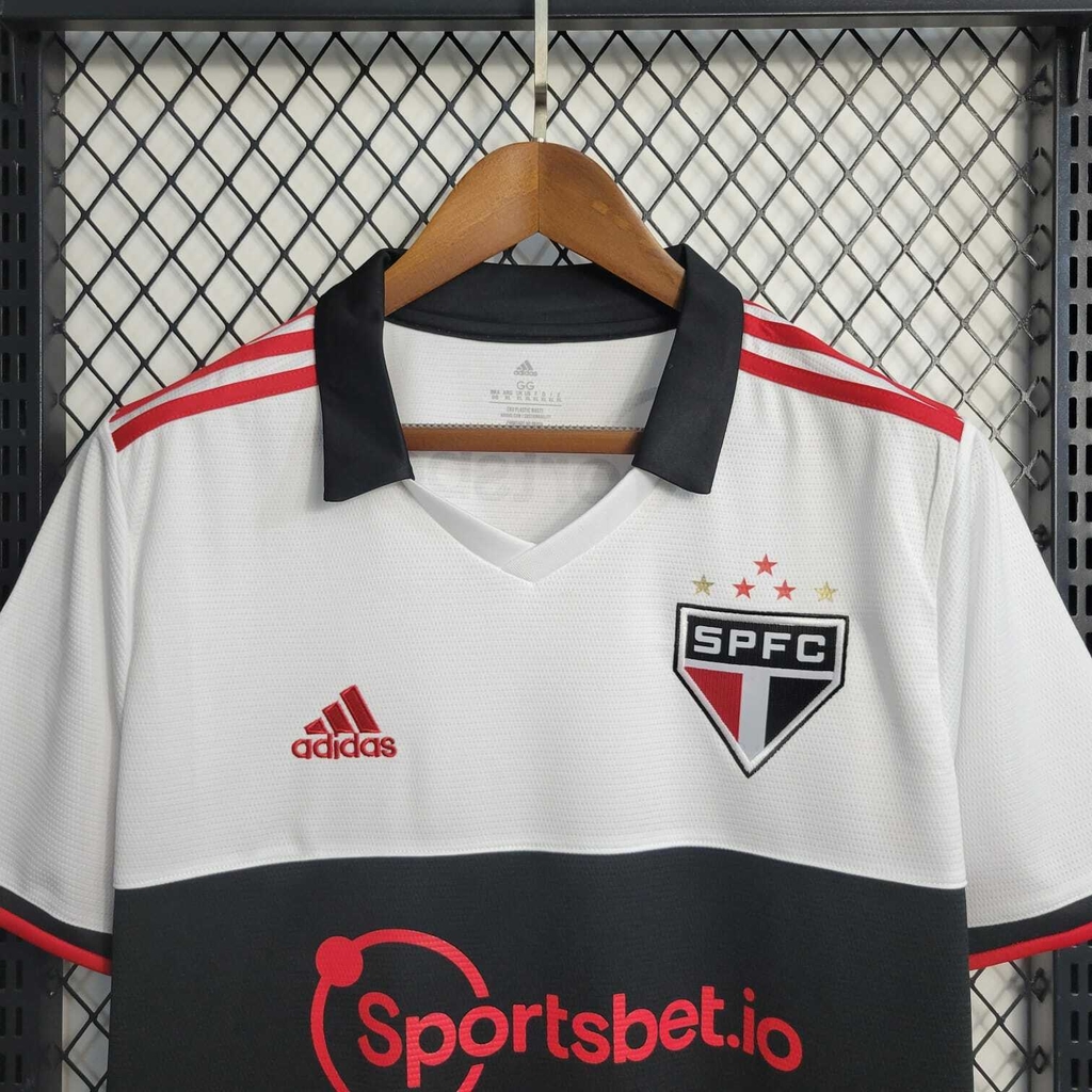 Camisa polo spfc preta hot sale adidas