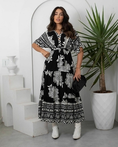 Vestido longo Arabescado - loja online