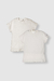 Pack x2 Remera Colegial (Blanco)