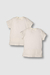 Pack x2 Remera Colegial (Blanco) - Le Cocon