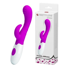 Vibrador Com Estimulador Clitoriano 7 Vibrações Bruno - Pretty Love