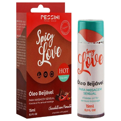 Gel Comestível Spicy Love Hot Sabores 15ml - Pessini - comprar online
