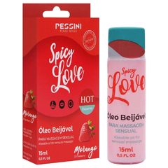 Gel Comestível Spicy Love Hot Sabores 15ml - Pessini - loja online