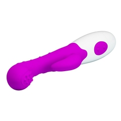 Imagem do Vibrador Com Estimulador Clitoriano 7 Vibrações Bruno - Pretty Love