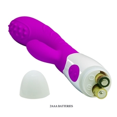 Vibrador Com Estimulador Clitoriano 7 Vibrações Bruno - Pretty Love - comprar online