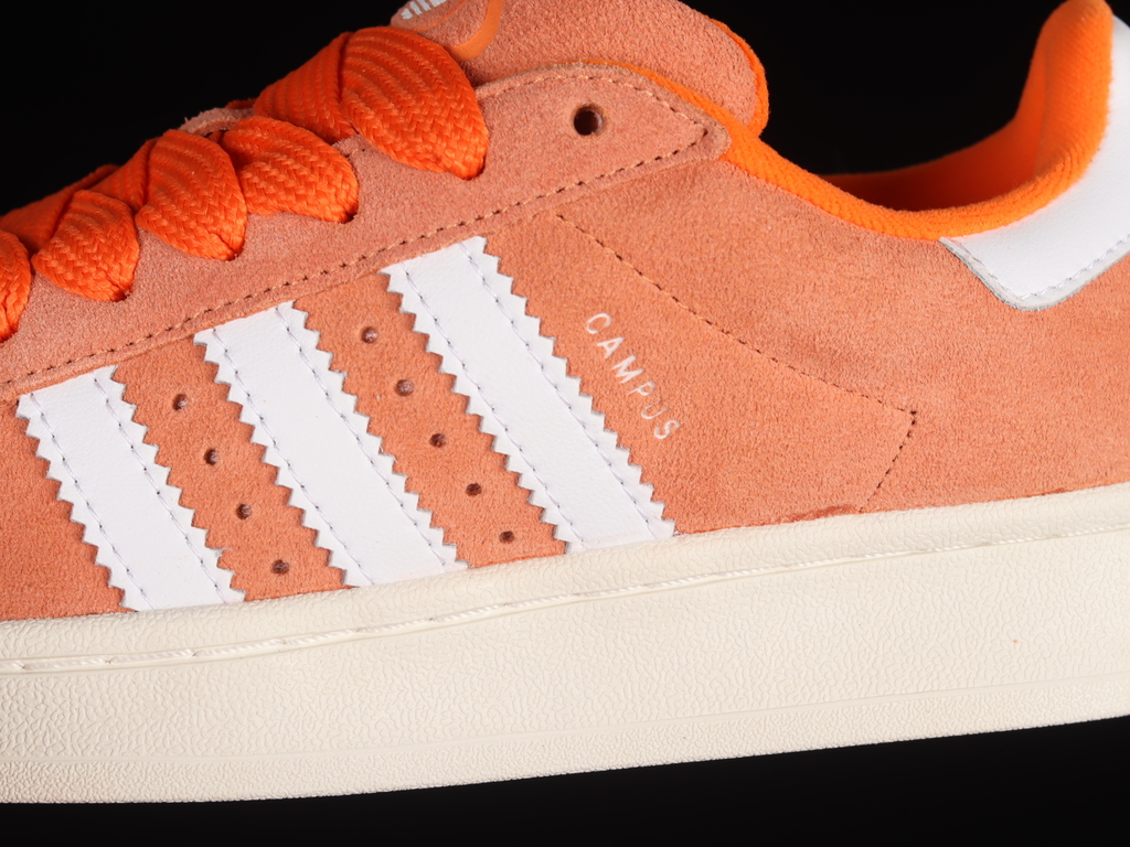 Adidas campus clearance orange white