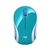 LOGITECH M187 MOUSE INALAMBRICO MINI CELESTE PLUG AND PLAY PILA INCLUIDA