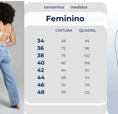 Calça Reta Jeans Sawary - loja online