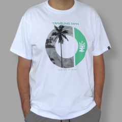 T-Shirt Regular Branca - Praia na internet