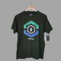 T-Shirt Regular Verde Musgo - Hexágono - comprar online