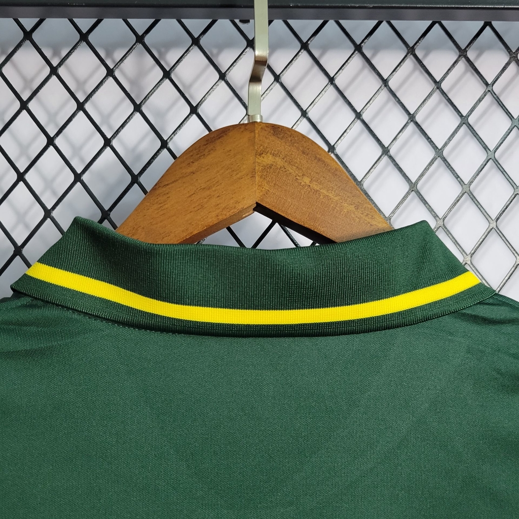 Camiseta Brasil Polo Verde Treino 22/23 - Futeverso