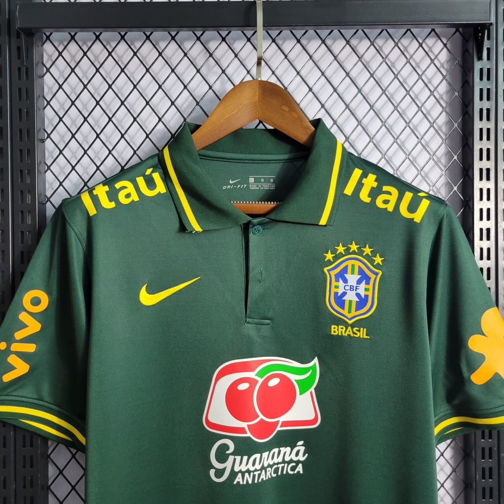 Camisa Seleção Brasileira Verde Água de Treino
