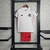 Kit Infantil Flamengo Treino Branco 23/24 (Camiseta+Short)