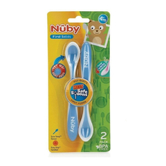 Nuby Cucharas Termicas con sensor de temperatura X2